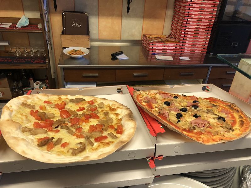 pizze per l'asporto