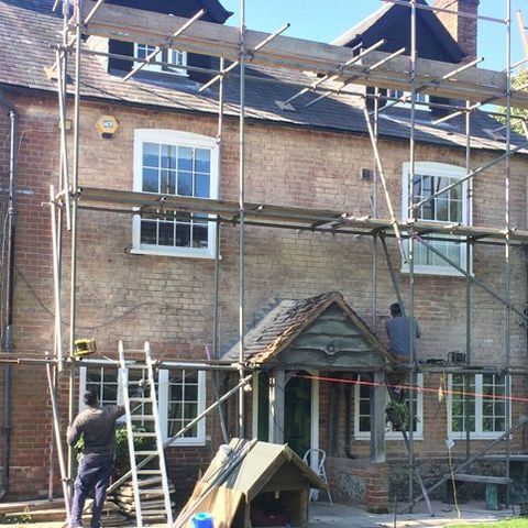 House under renovation