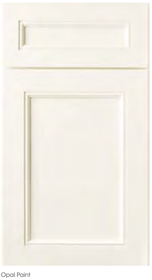 Wolf Brand Berwyn cabinet doors in Opal Paint Wolf Brand Berwyn cabinet doors in Opal Paint