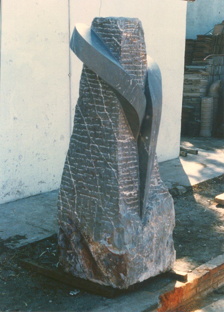 Mexicaanse beweging (1987). Beeld staat in Mexico-stad.