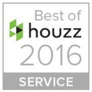Best of Houzz 2016 Service badge with green and gray logo