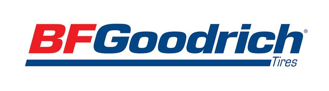 Un logo pour les pneus bfgoodrich sur fond blanc
