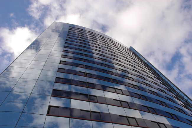 exterior of office building