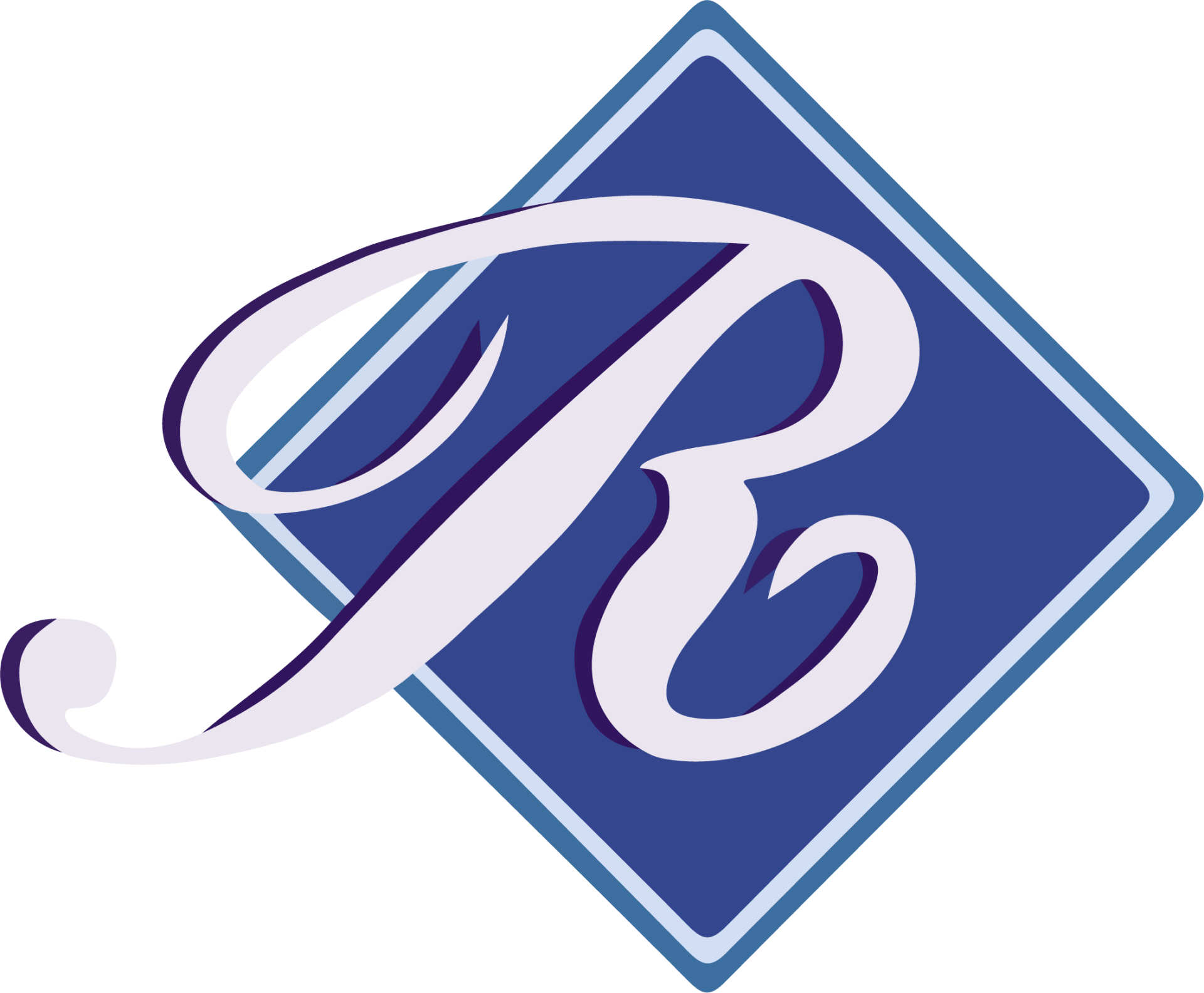 A blue square with the letter r on it (Restiron Logo)