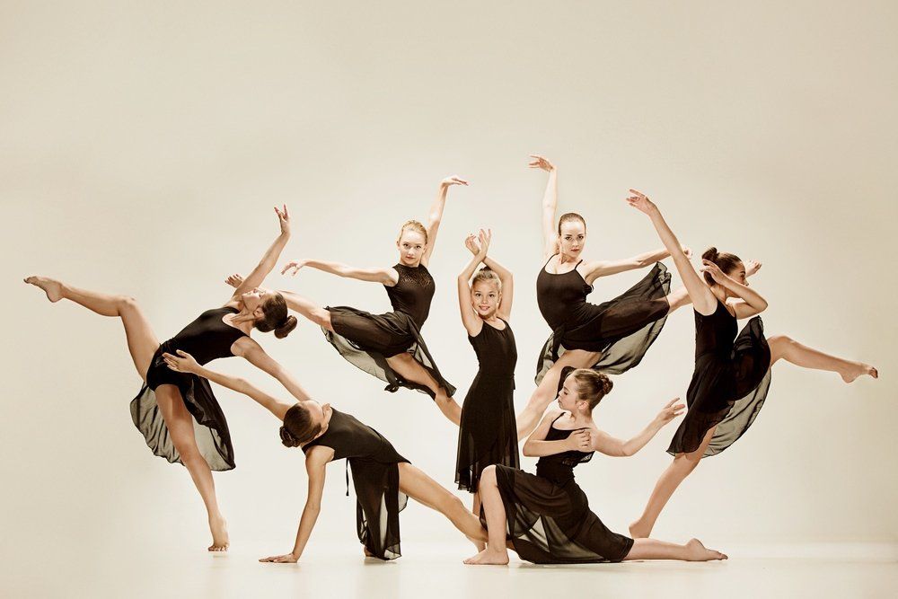 Gruppo di danza femminile