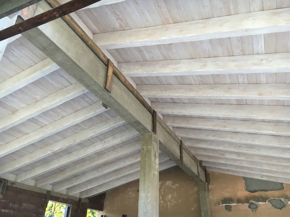 copertura in legno per esterni