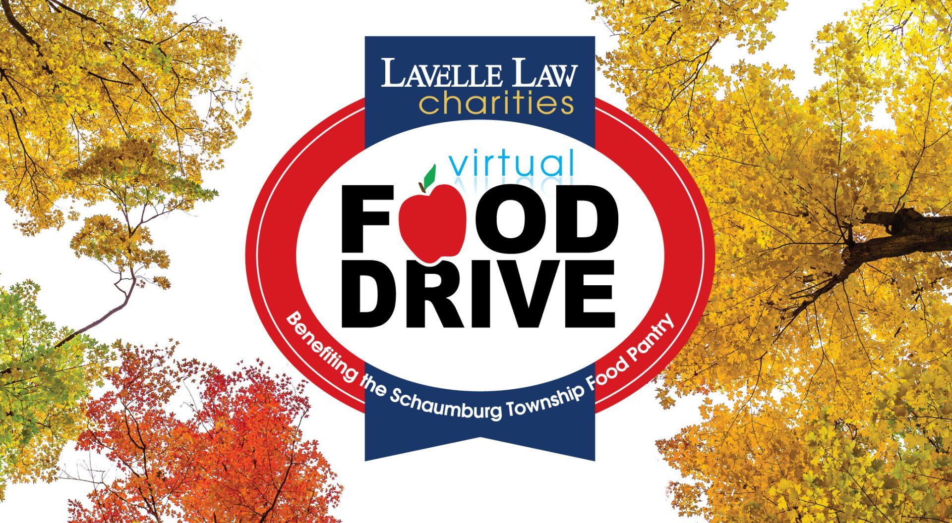 A logo for the lavelle law charities virtual food drive