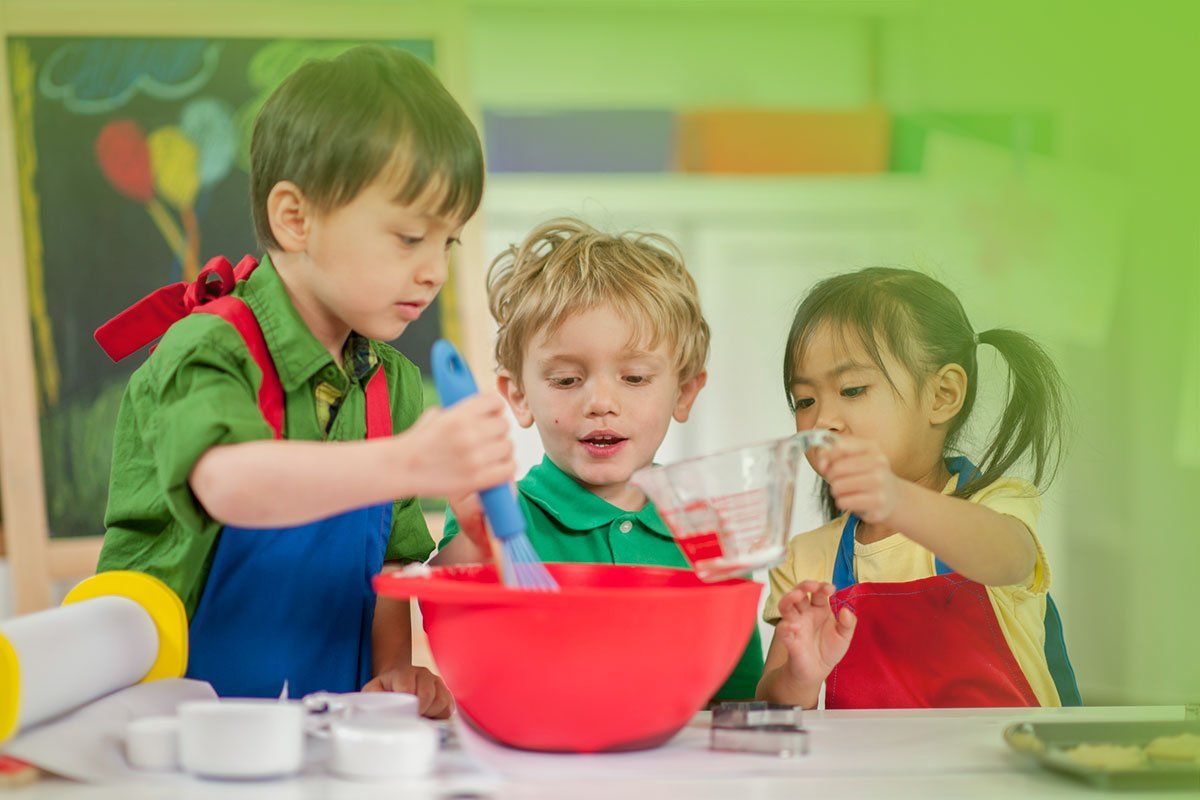 Kids baking