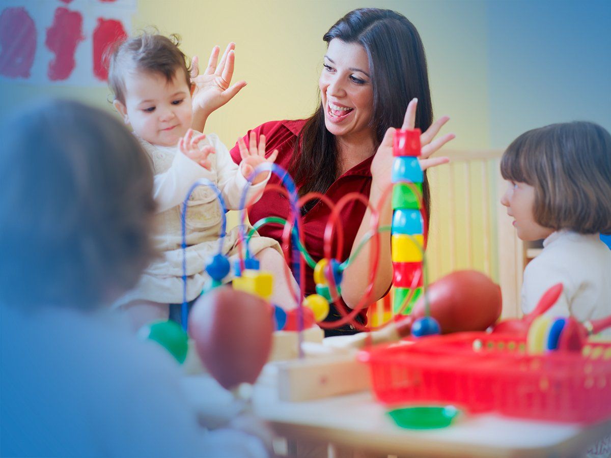 Teacher with Toddlers