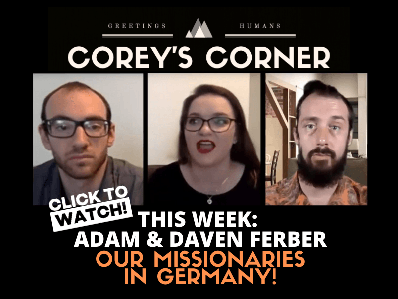 A man , a woman , and a bearded man are talking on a video call.
