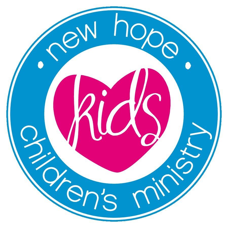 A logo for new hope kids children 's ministry