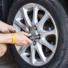 Alloy wheel refurbishment