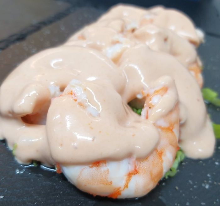 gamberi in salsa