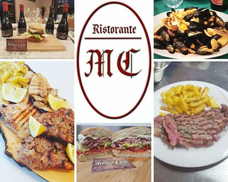 Menu del ristorante