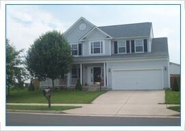 Home with New Gutters and Downspouts Home with New Gutters and Downspouts