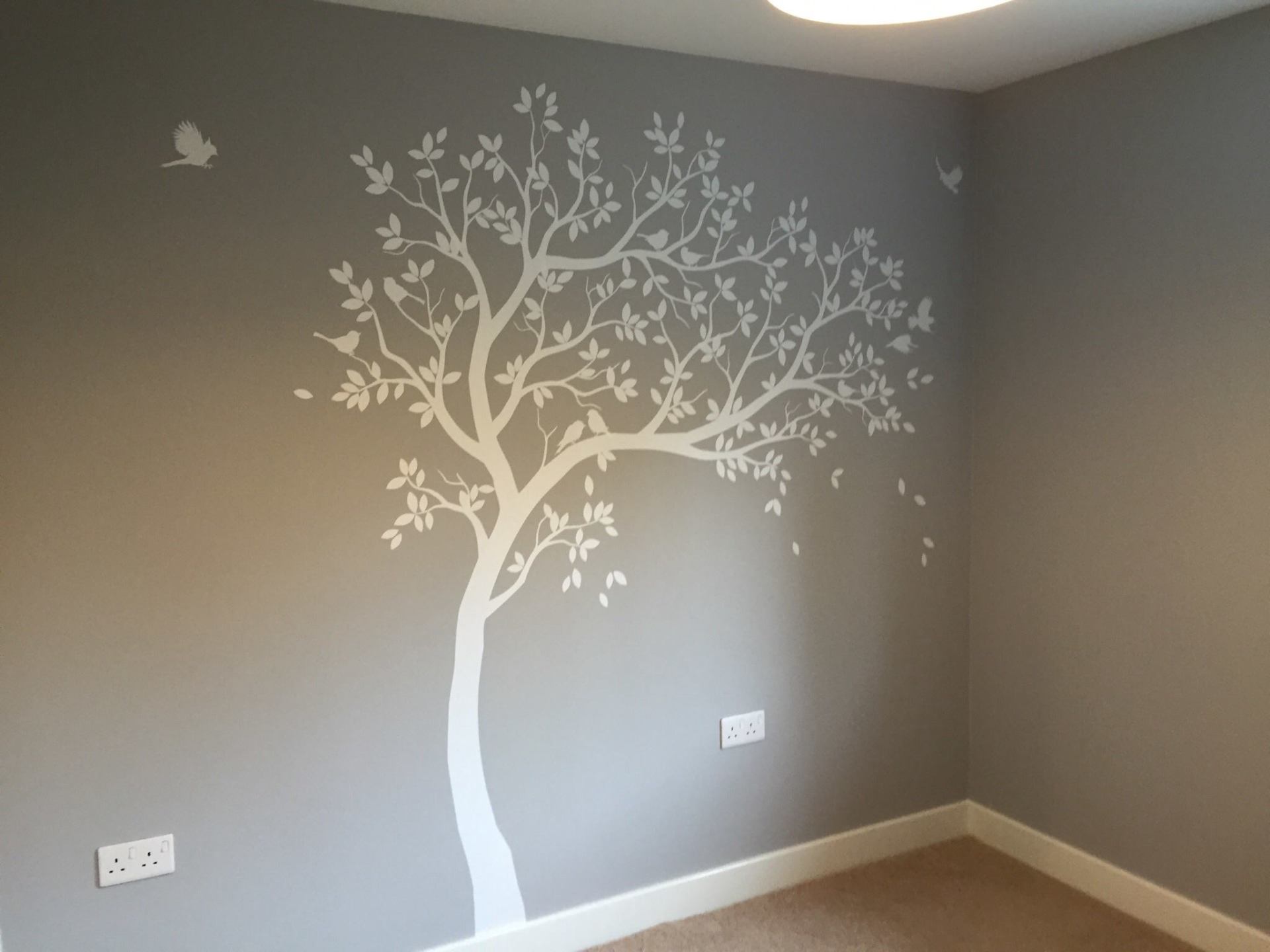 theme based wallpaper for children's rooms