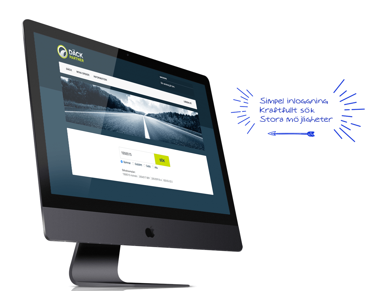 A computer monitor is displaying a website on the screen.