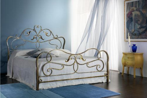 testiera letto matrimoniale in ferro battuto