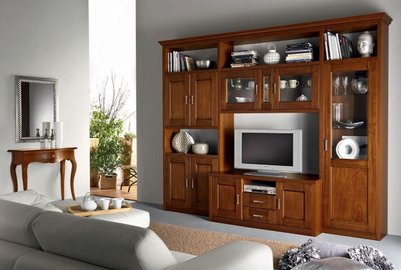 Armadio in legno per salotti