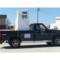 Commercial Portable Restroom — Portable Restroom In Pick Up Van in Normal, IL Commercial Portable Restroom — Portable Restroom In Pick Up Van in Normal, IL