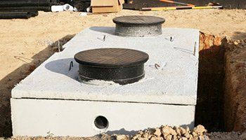 Underground Septic Tank Installation — Pembroke, GA — Huggins Waste Services Underground Septic Tank Installation — Pembroke, GA — Huggins Waste Services