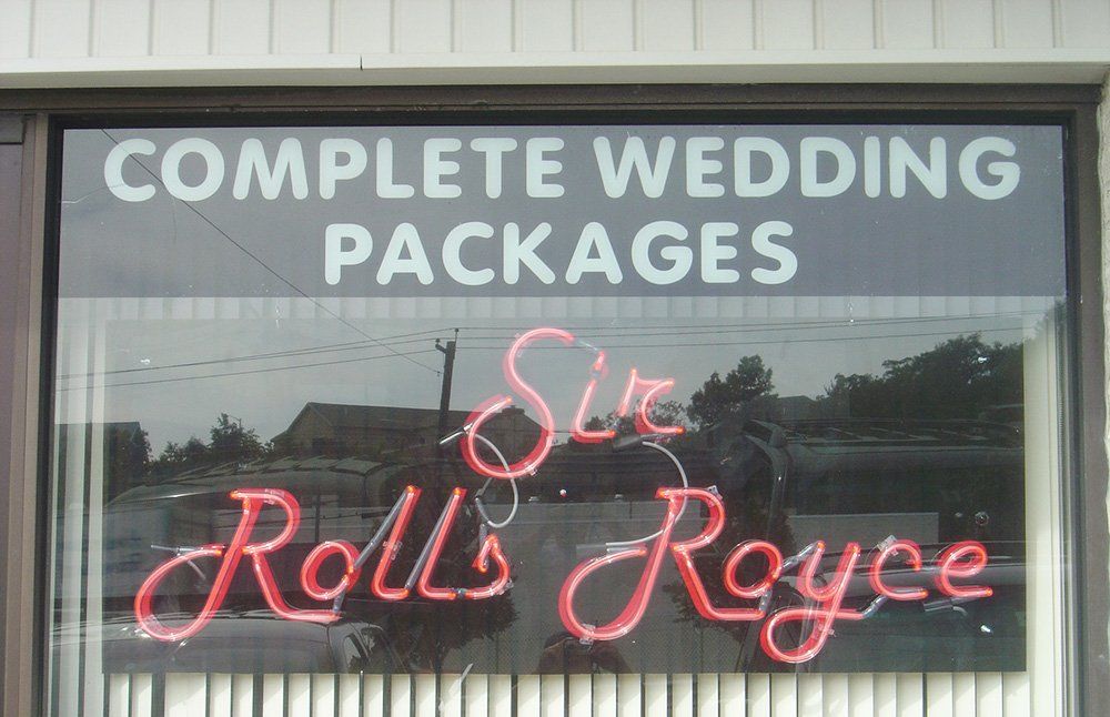 neon sign and vinyl