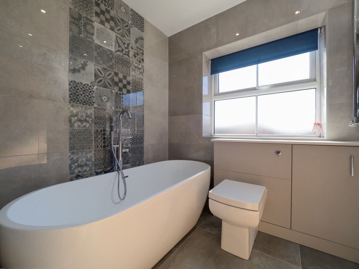 large white bathtub