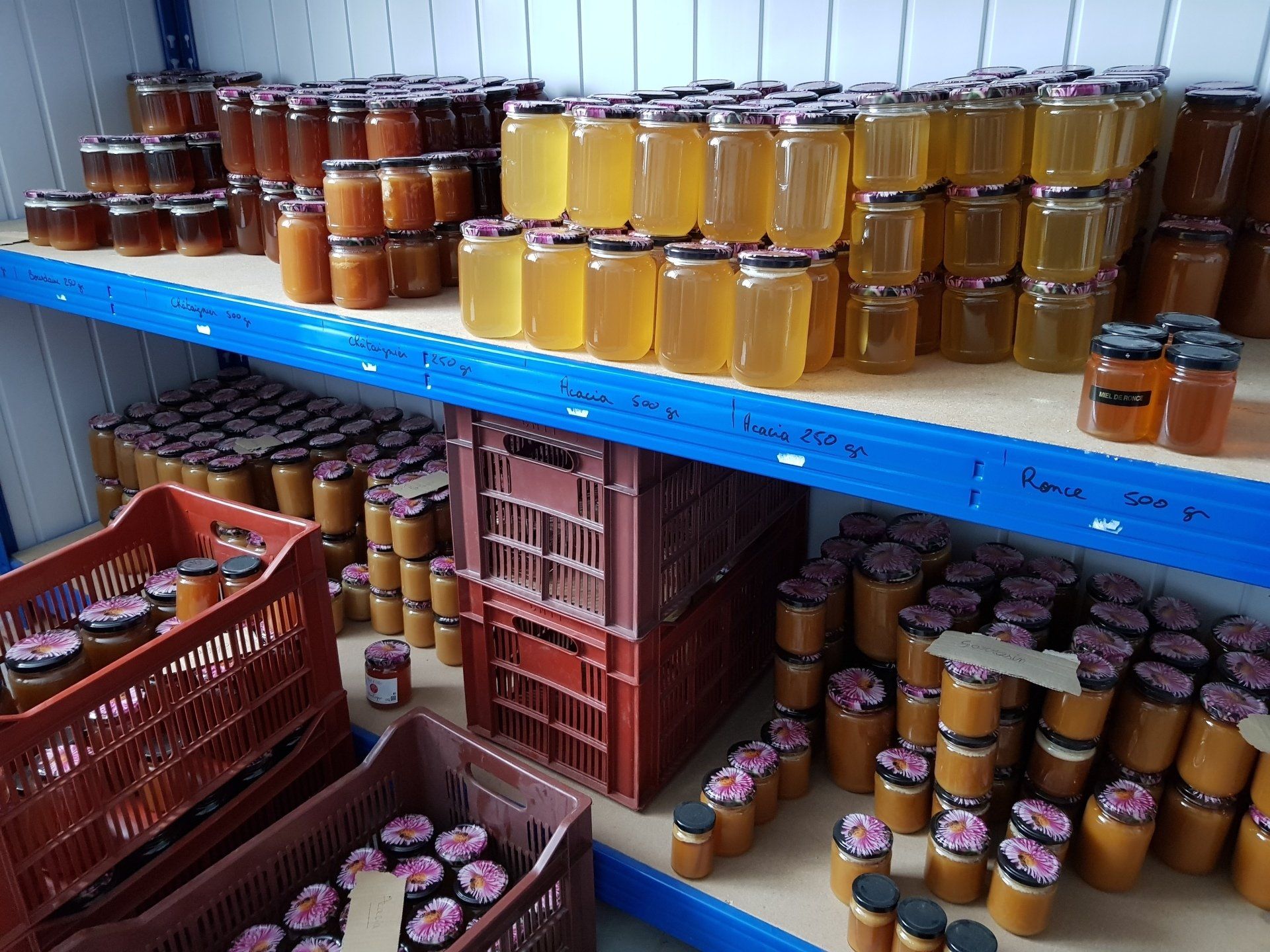 miel d'elle honey on shelves
