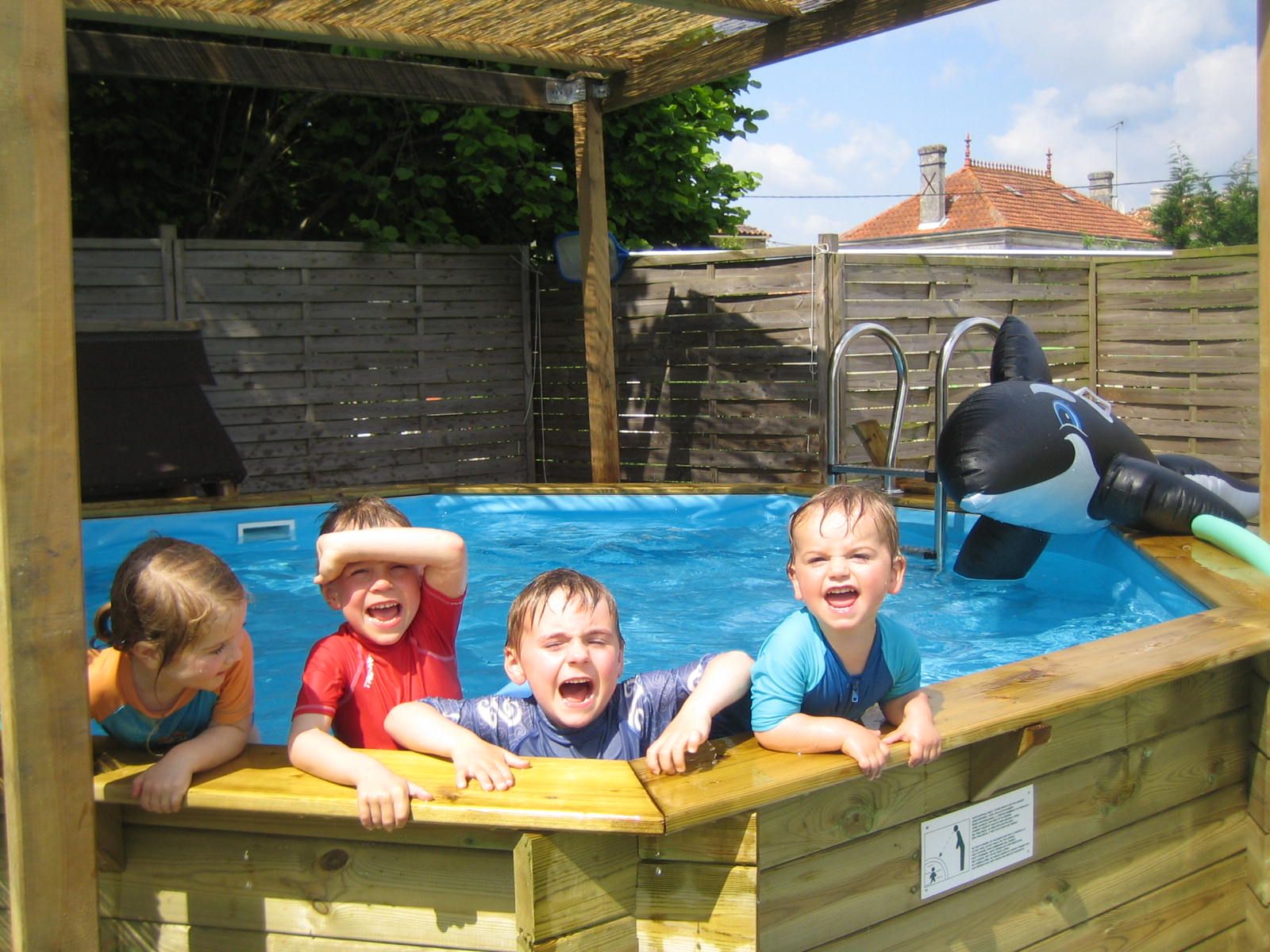 heated toddler pool la grange du moulin child friendly gites