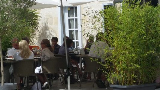 le scorlion restaurant outdoor terrace