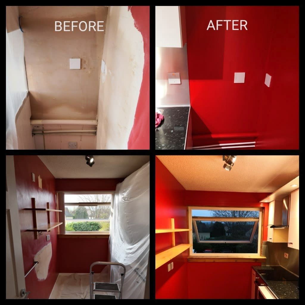 before and after painting images