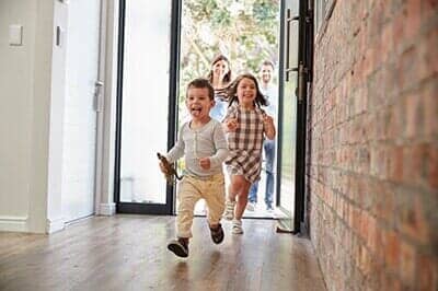 Family with their New House - Mortgage in Bridgeville, PA
