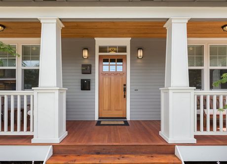 House Front Door — Peru, IN — Hack’s Construction and Window Co.