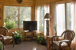 Wooden Sunroom — Peru, IN — Hack’s Construction and Window Co. Wooden Sunroom — Peru, IN — Hack’s Construction and Window Co.