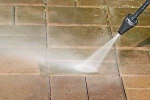Jet power washing