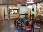 Doctor waiting room, medical service.