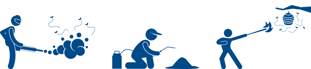 ants bugs pest control icons