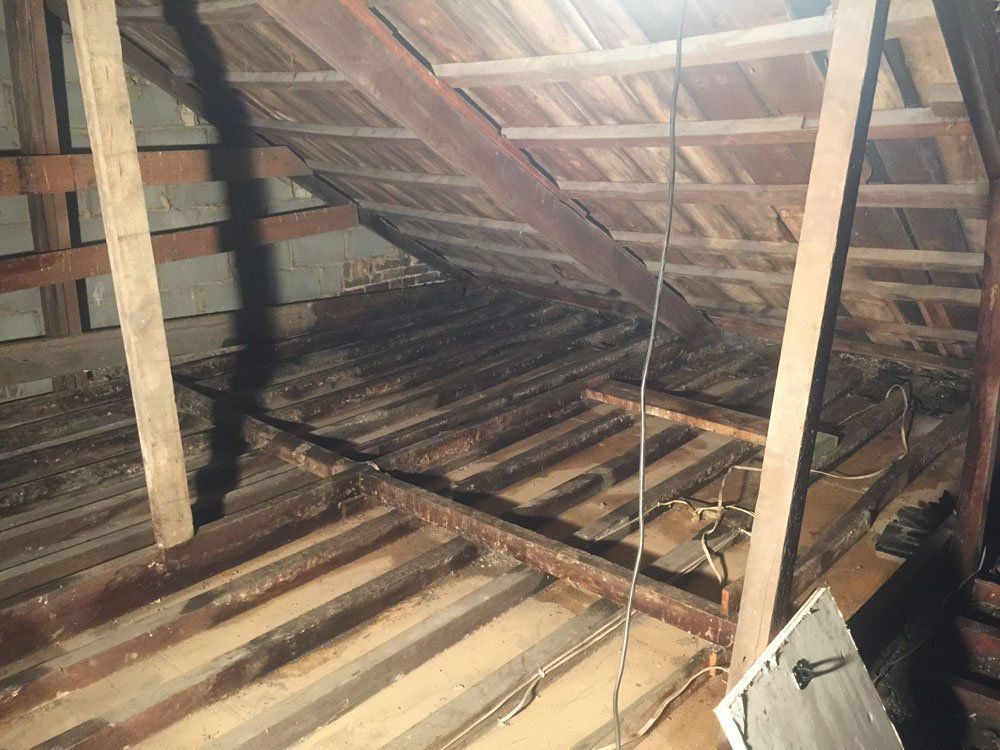 clean attic