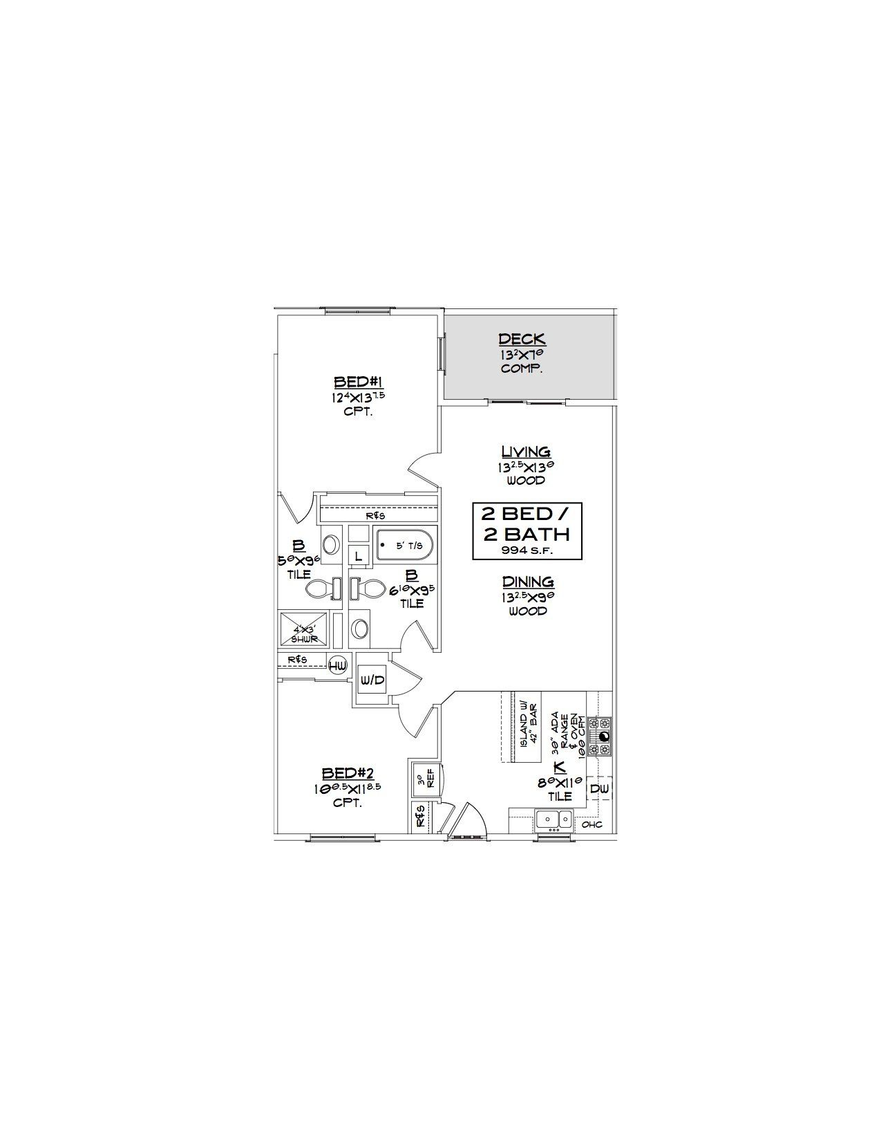 2bed 2bath
