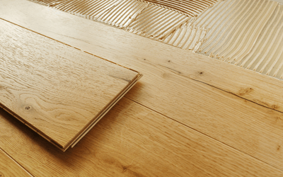 Wood block pavement