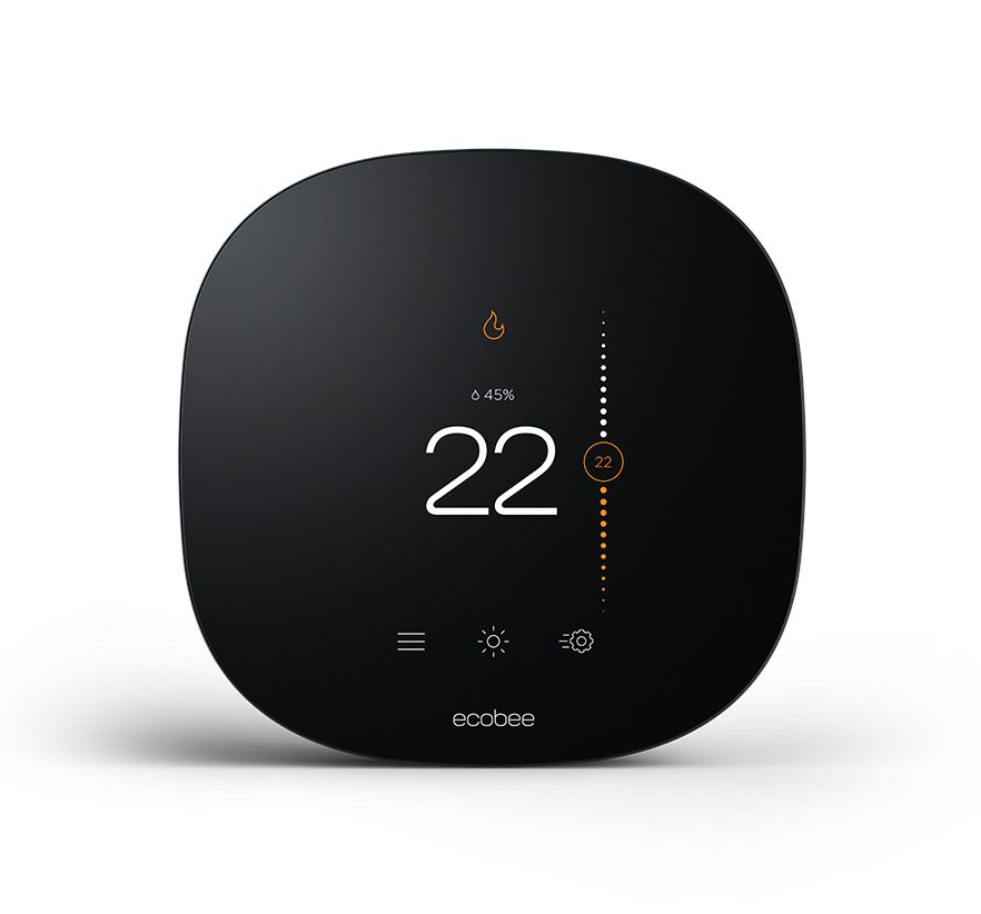 Un thermostat noir avec le numéro 22 dessus.