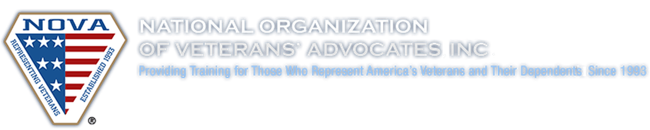 National Organization of Veterans' Advocates Logo