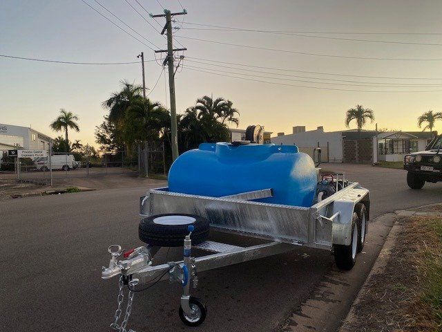 Trailer with Water Tank — Budget Trailers in Garbutt, QLD