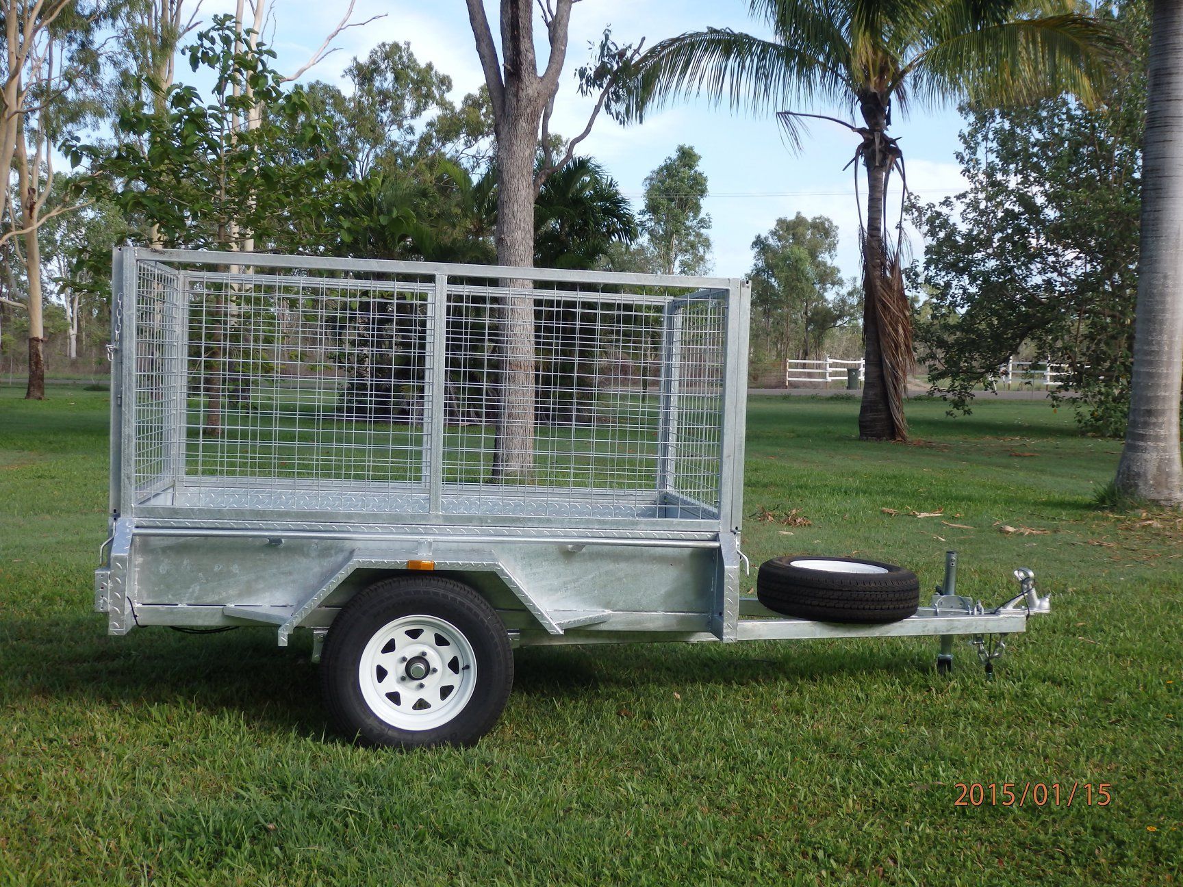 Silver Trailer — Budget Trailers in Garbutt, QLD