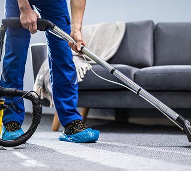 Cleaning Carpet With Vacuum Cleaner — College Place, WA — MBG Cleaning Services Cleaning Carpet With Vacuum Cleaner — College Place, WA — MBG Cleaning Services