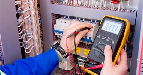 Commercial electrical repair — Multimeter used by electrical engineer in Chino Hills, CA Commercial electrical repair — Multimeter used by electrical engineer in Chino Hills, CA