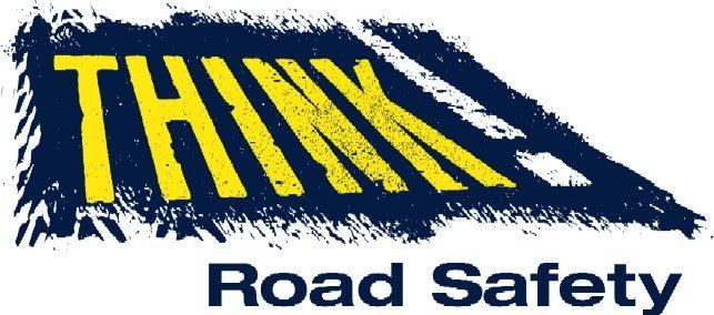 Think road safety icon