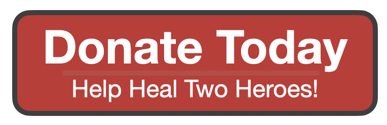 A red rectangular button with rounded corners containing the white text: 
