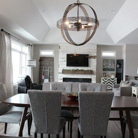 living and dining