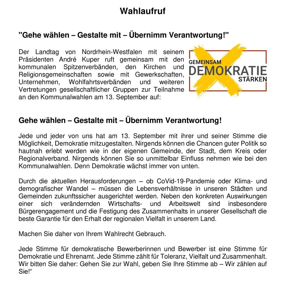 Gemeinsam Demokratie Stärken